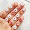 50Pcs Mixed Colorful Chocolate Donuts Nail Art Flat back Rhinestone Bead Scrapbook DIY Manicures Appliques Accessories Crafts