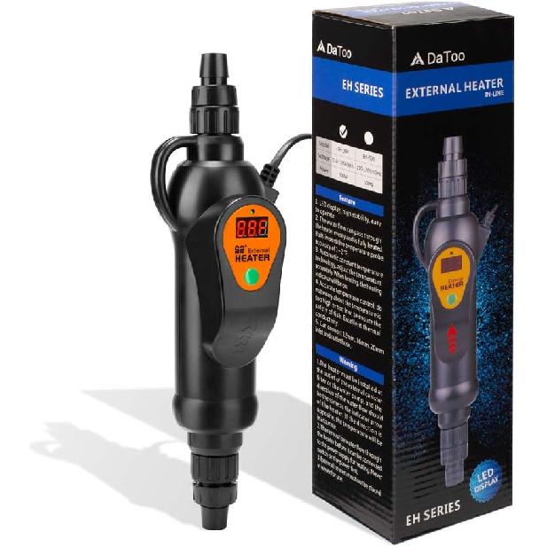 Aquarium External Heater in-Line Fish Tank External Heater 300W for Canister Filter
