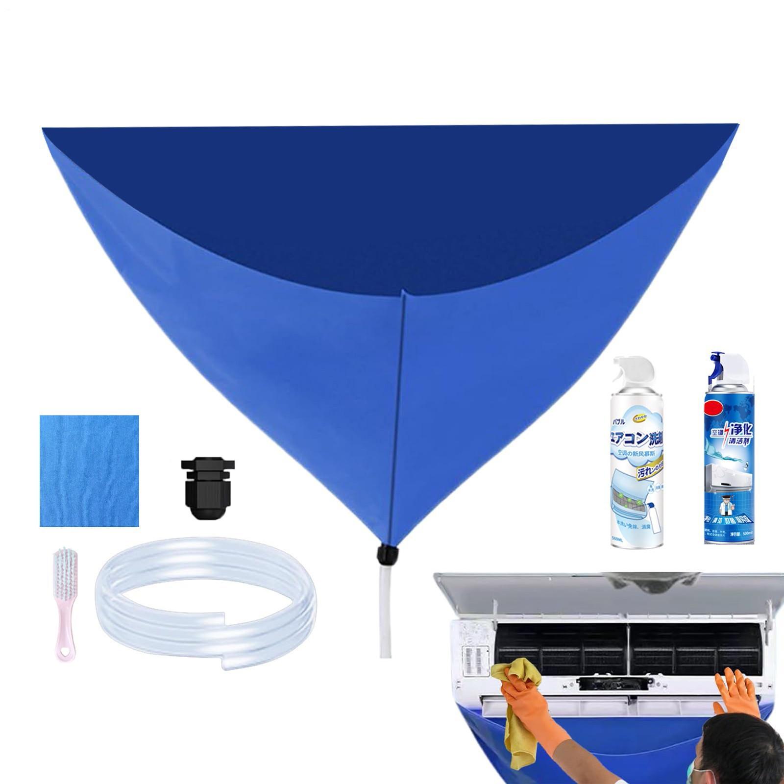 

Чохол для чищення кондиціонера - Спліт-набір для чищення, Мішок для води для кондиціонера, Мішок для чищення кондиціонера з водяною трубкою, Сервісний мішок для настінного кондиціонера для One Size