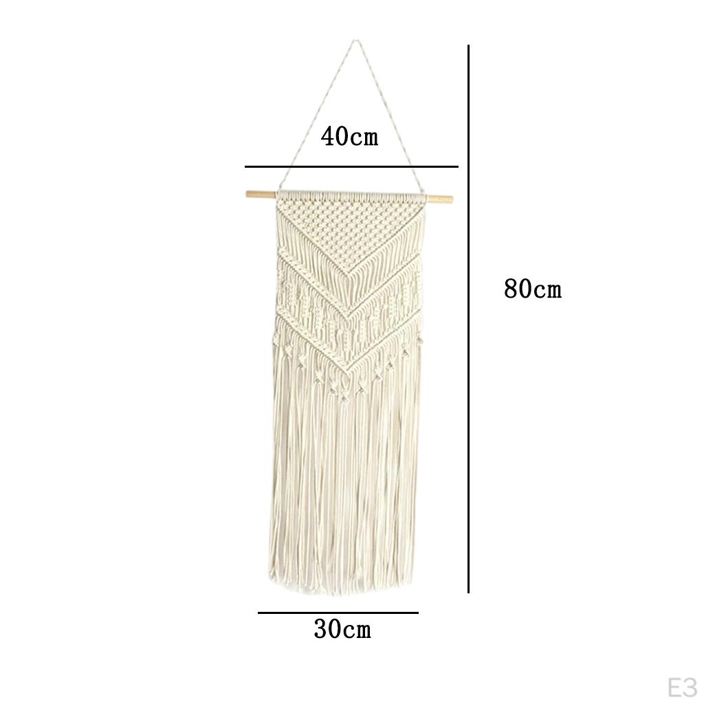 Geometric Macrame Woven Wall Hanging Bohemian Jacquard Decor