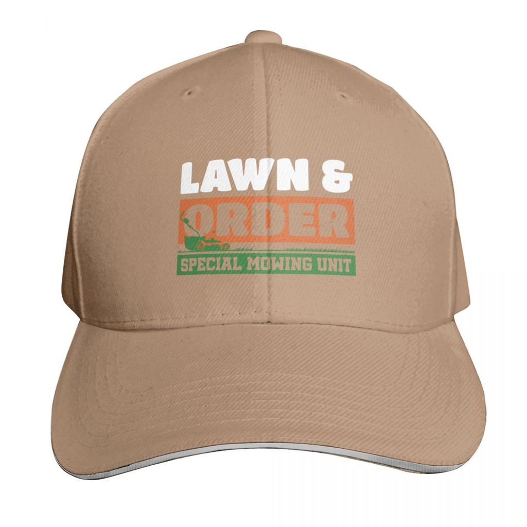 Funny Lawn Order Special Mowing Unit Baseball Cap Vintage Retro Embroidered Lightweight Packable Gift For Him Her