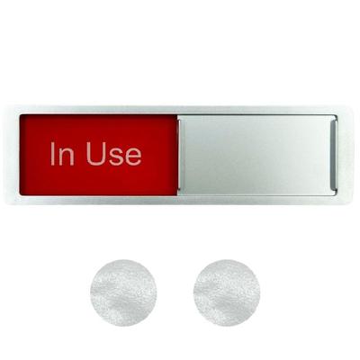 Avaiable or In Use Sliding Door Sign Magnetic Slider Door Indicators Sign Privacy Sign for Bathroom Home Office Restroom