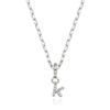 [Ost] My Initial Silver Drop Necklace (K)_Otn222813Qww