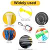 Square Cable Tie Organizer Portable Fluorescent Storage Cable Tie Holder Cable Tie Storage Tool Fluorescent Organize StorageTool