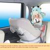 Cartoon Plush Toy Baby Rear Facing Mirrors Soft Car Rear Seat Mirror  Observation
