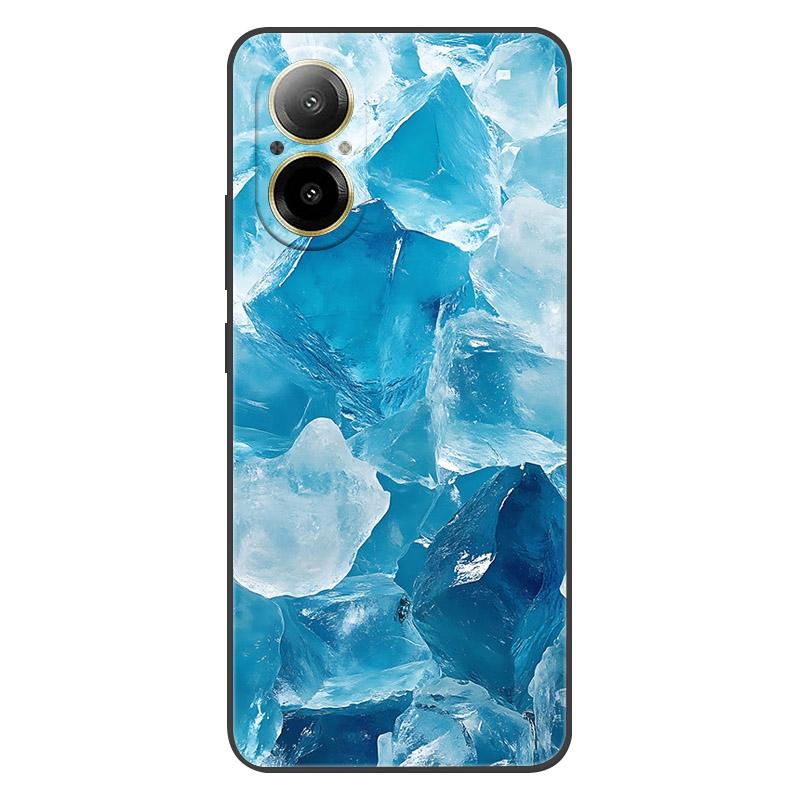 Pro Realme C67 4G C65 Pouzdro Mramorové Měkký Matný Silikonový Zadní Kryt Pro Realme C53 C55 Celé Tělo Telefonu RealmeC67 Coque Fundas