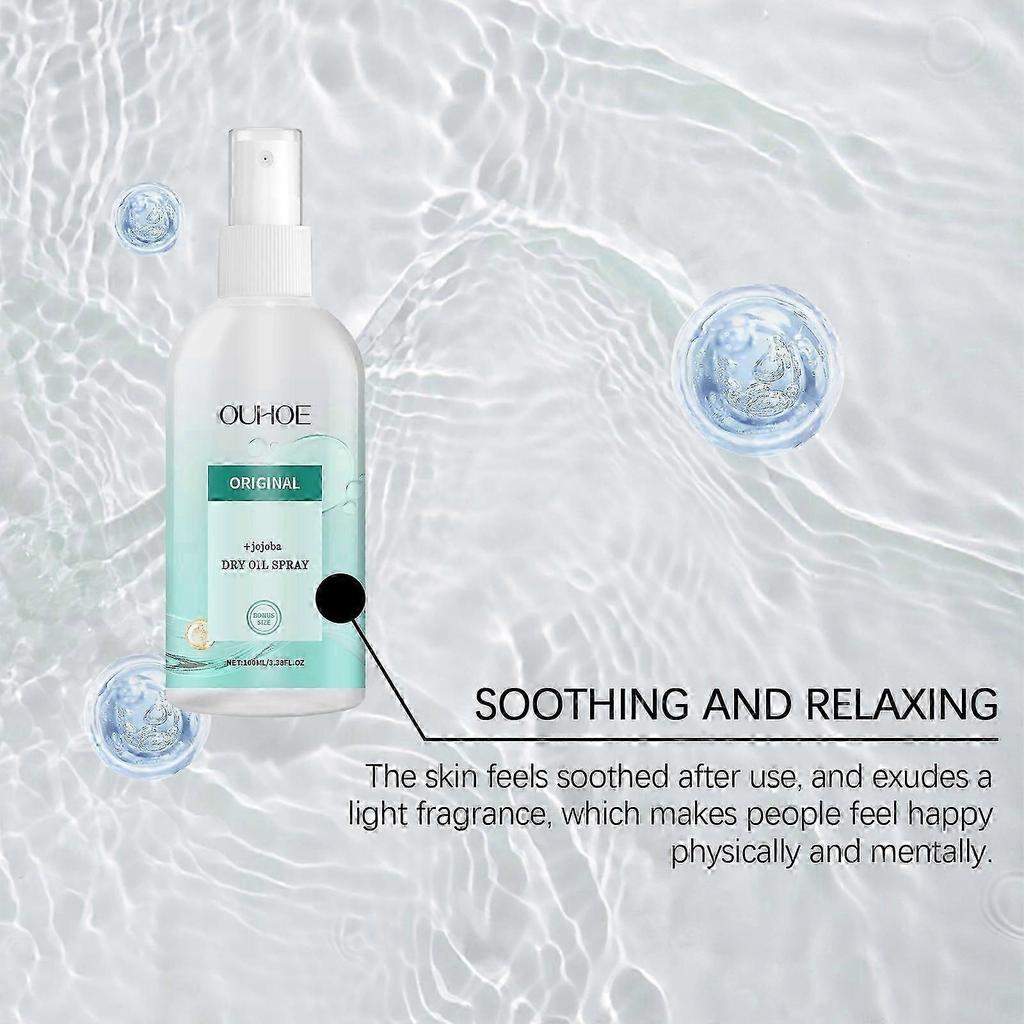 3PCS Ouhoe Moisturizing Body Oil Spray Gently Hydrates Dry Skin And Provides Body Skin Massage Care Oil
