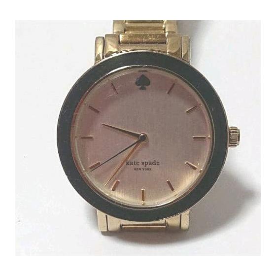 Used Kate Spade Women's Watch Analog Gold Large Dial