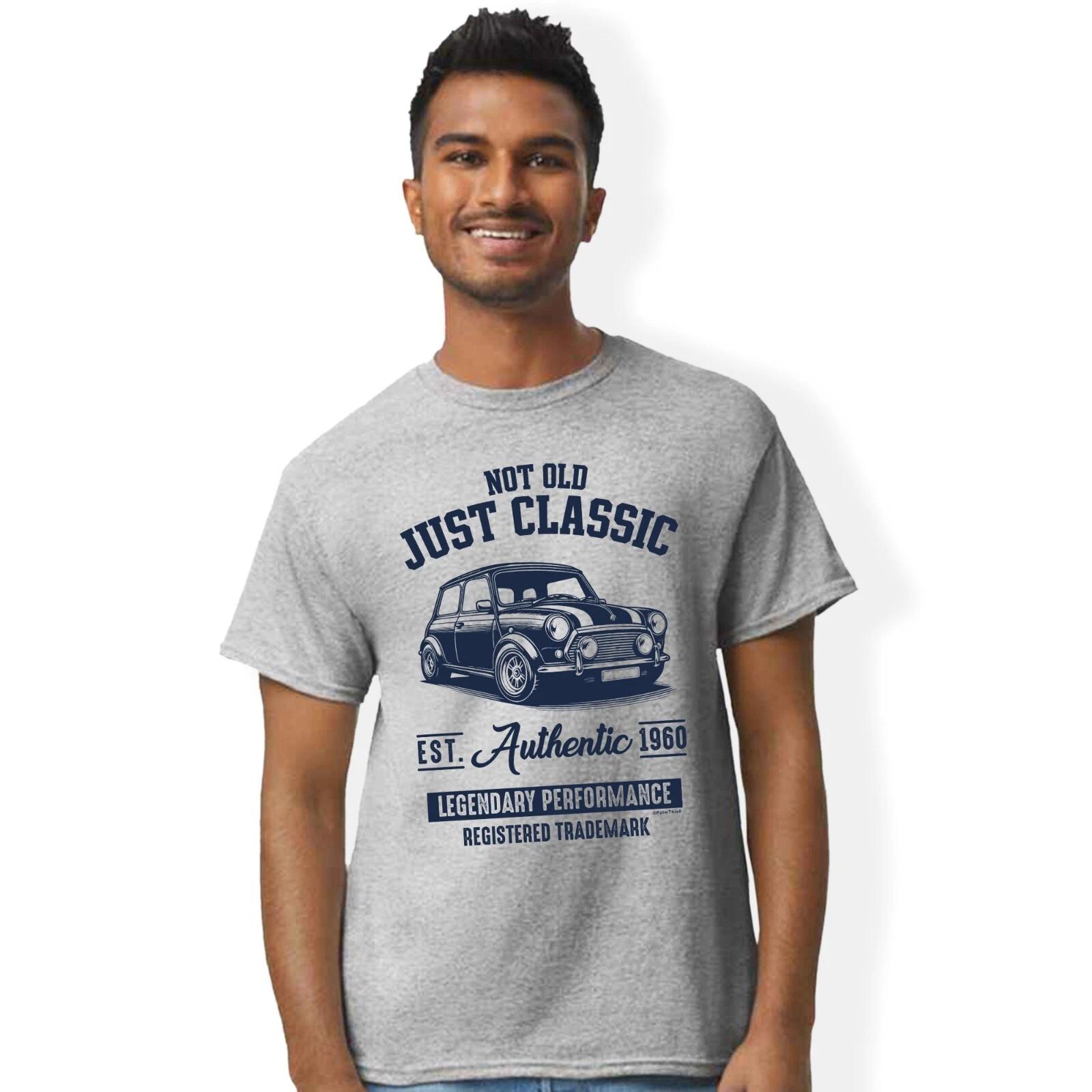 Not Old Just Classic- Classic Car Vintage Style Print T-Shirt Birthday Gift 2XL