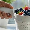 1/2Pcs Double Layer Drain Basket with Handle 2-in-1 Strainer Storage Container Small Vegetable Fruit Mini Berry Tomato Grape Washing Colander Bowl
