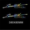 2Pcs Car-styling Creative Decal Window DIY Vinyl Laser Sticker Limited Edition