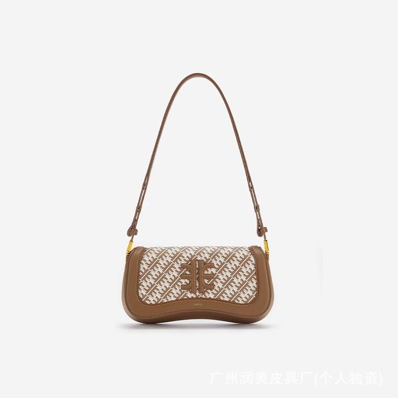 J Pudding Bag Niche Shoulder Bag Underarm Baguette Adjustment Single Shoulder Oblique Span Fashionable Retro Spring New Models