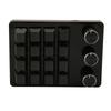 Programmable Keypad 16 Keys 3 Knobs Blue Switch Mechanical Hot Swappable Mini Keypad for Gaming Office Media
