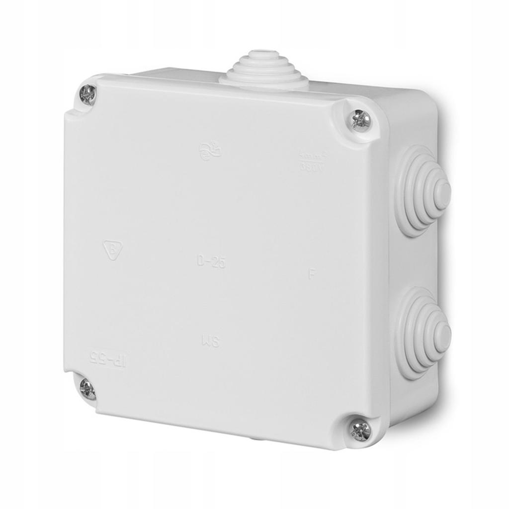 Hermetic Box Pk-2 Surface-Mounted Empty 118X118X60 White Ip55 Electric 1 Pc