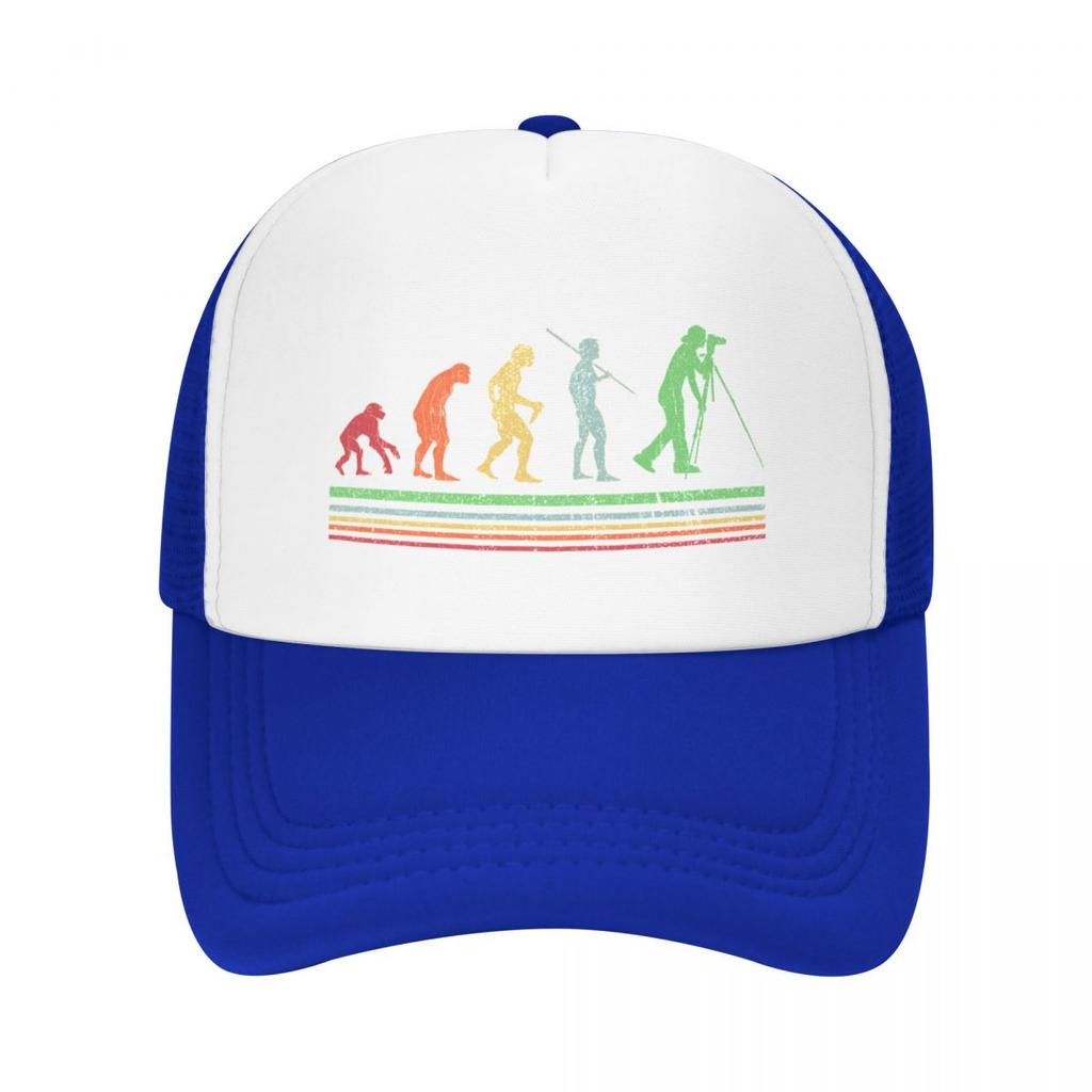 Photographer Evolution Retro Vintage Baseball Cap Hats Baseball Cap Birthday Military Tactical Cap Hood Women'S Hats Unisex'S