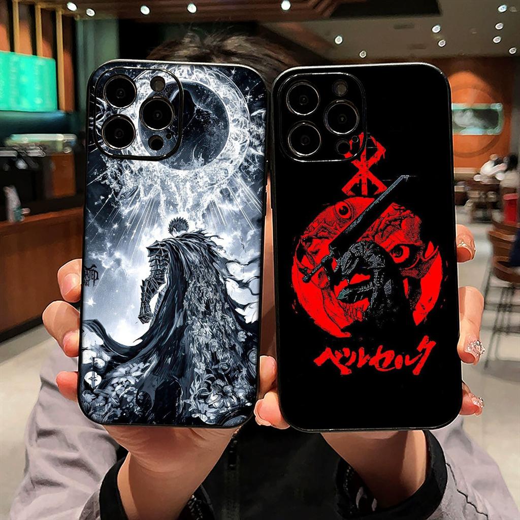 Für Samsung Galaxy A55 A54 A25 A36 A17 A26 A35 A33 A34 A14 A37 S8 S9 S20 S21 FE S10 Plus Handyhülle Berserk Wallpaper Guts