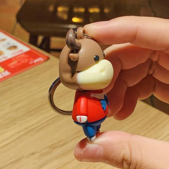 Корова кукла автомобиль брелок для ключей сумка для хранения орнамент небольшой кулон — фото 5