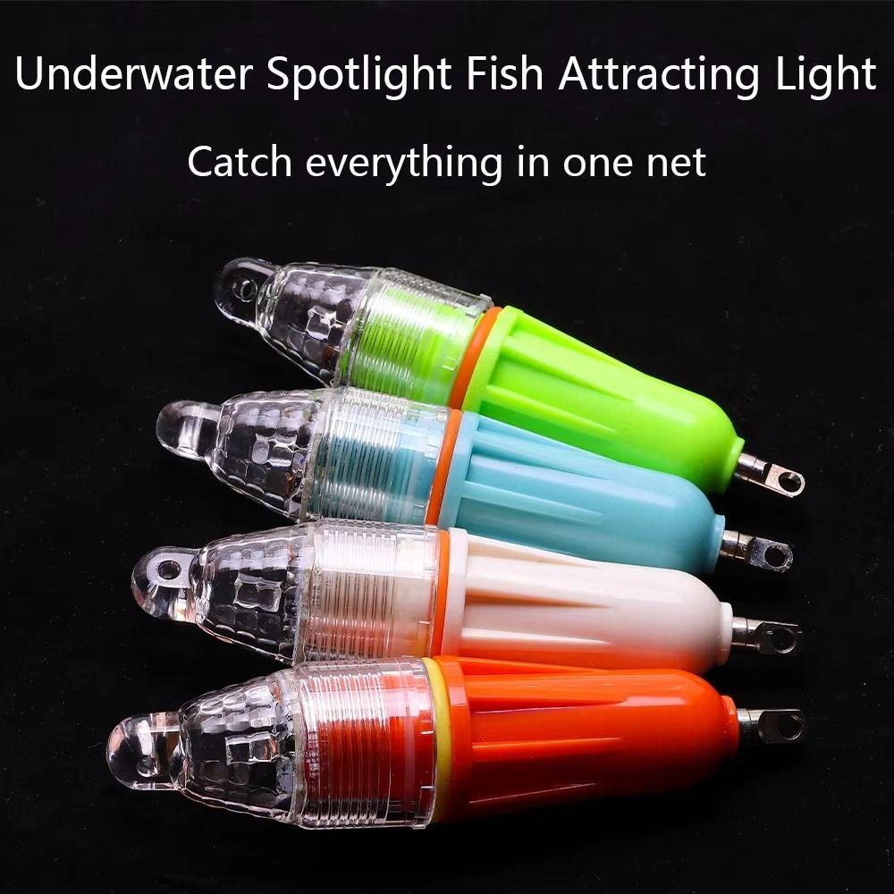1Pcs IP68 Waterproof Underwater Fishing Light 11.5cm Fish Attractor Lamp  for Night Sea Fishing
