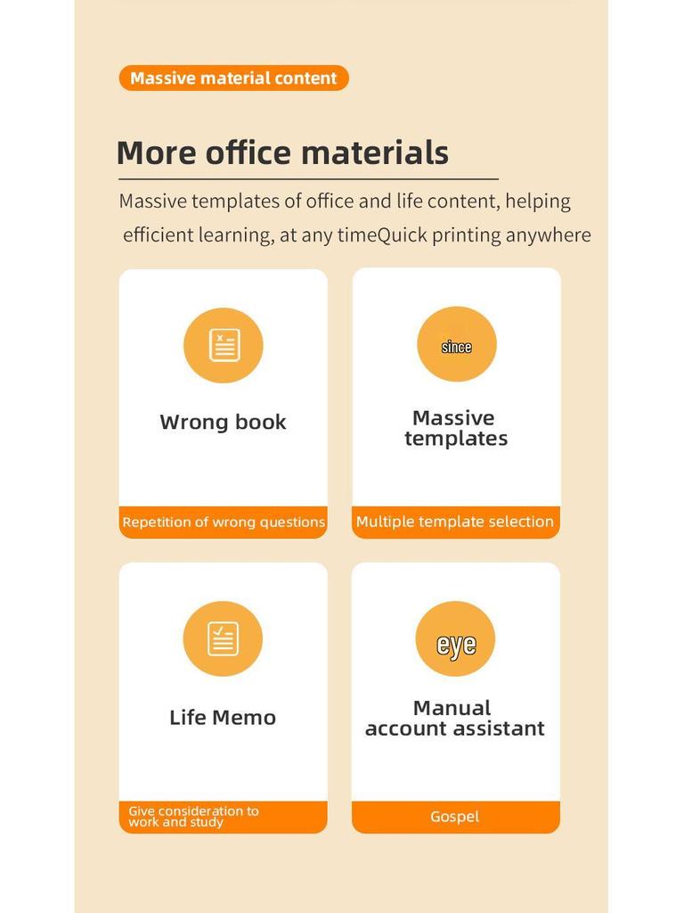 Portable A4 Bluetooth Thermal Printer for Home, Office & Study - Wireless Remote Printing