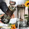Light Luxury Nordic Glass Vase for Hydroponic Lily Flower Arrangement