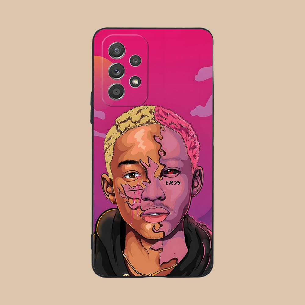 Jaden Smith Matte TPU Mobile Phone Case for Samsung Galaxy M55 54 42 35 34 33 32 23 22 15 14 13 12 F55 5G Colorful Cover