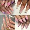 2 Pcs 3D Flower Silicone Nail Mold Lily Five-Petal Flower Nail Transparent Mold Diy Nail Art Decoration Manicure Design Tools
