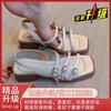 Fashion Women'S Sandals Summer 2024 Europe and The United States Foreign Trade Large Size Women'S Shoes Flat Sandales Femmes