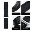 Pulseira de Relógio Macia de Borracha Fluorada de Qualidade FKM Para Acessórios de Pulseira Panerai Para Relógios PAM111/441 22mm 24mm 26mm Fivela de Pino