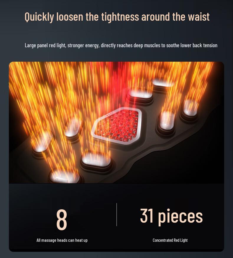 SKG G7 Deluxe Waist Massage Belt with Vibration and Heating