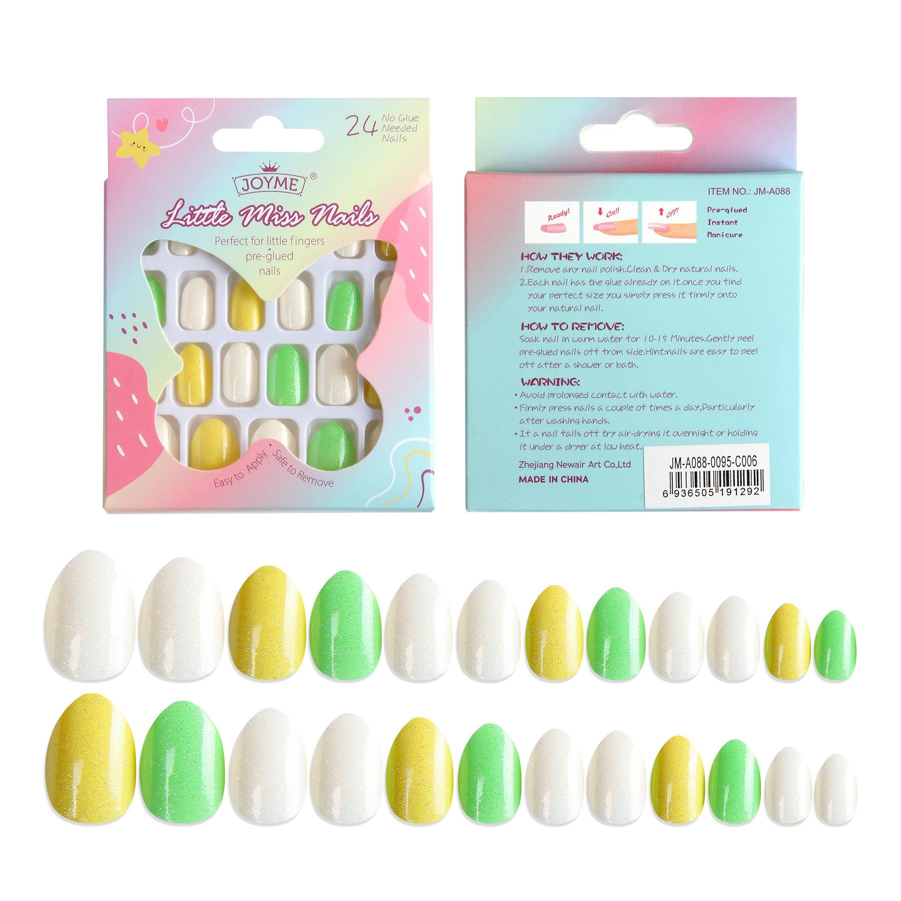 

Мультяшный детский специальный клейкий бронежилет Милый детский патч для нейл-арта 24 простых блестящих розовых сияющих лица фосфоресцирующих