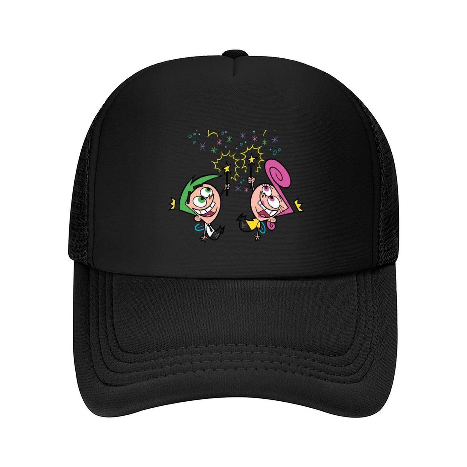 Fairly Odd Parents Cosmo and Wanda Baseball Cap Beach Outing Luxury Hat Snapback Cap Fishing cap Unisexs Hats Womens