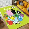 Custom Name Colorful Creatures Living Room Non-Slip Area Rug Soft Carpet for Bedroom Kids Playroom Sofa Office Home Decor Doormat