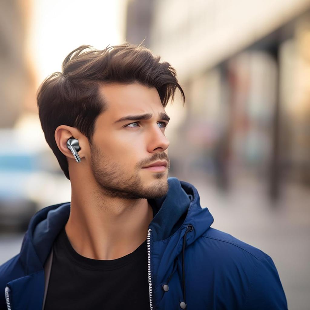 Adhiper Foam Ear Tips for Samsung Galaxy Buds3 Pro (2024) Earbuds, Comfort Replacement Tips with Memory Foam & Built-in Dust Mesh & Secure Buckle,