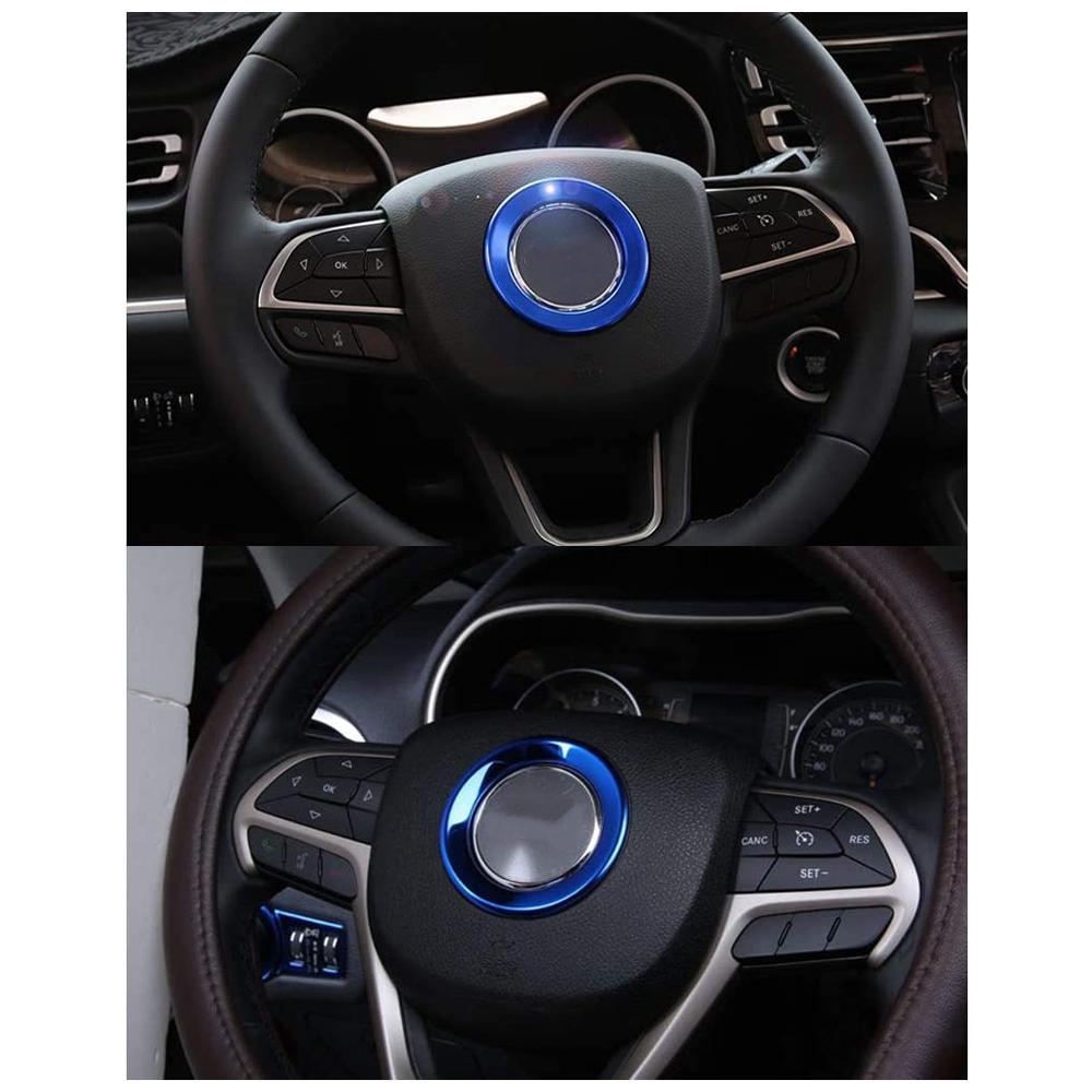 Kaufe Car Steering Wheel Decoration Ring for Jeep Grand Cherokee, Blue