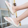 Frühling Sommer Outdoor Einfarbig Strand Slip-on Hausschuhe frauen Große Größe Nicht-slip Indoor Badezimmer Flache Hausschuhe