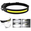 Headlamp - COB + LED, Motion Sensor, Powerful Battery 2x 8h of Work, 400lm