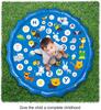 Fountain Play Pool Mat for Kids and 100cm Cute Pool Mat for Water Summer Lawn Home Summer Protection Mat, Mat, Pets, Diameter, Play, Days, Play, Use,