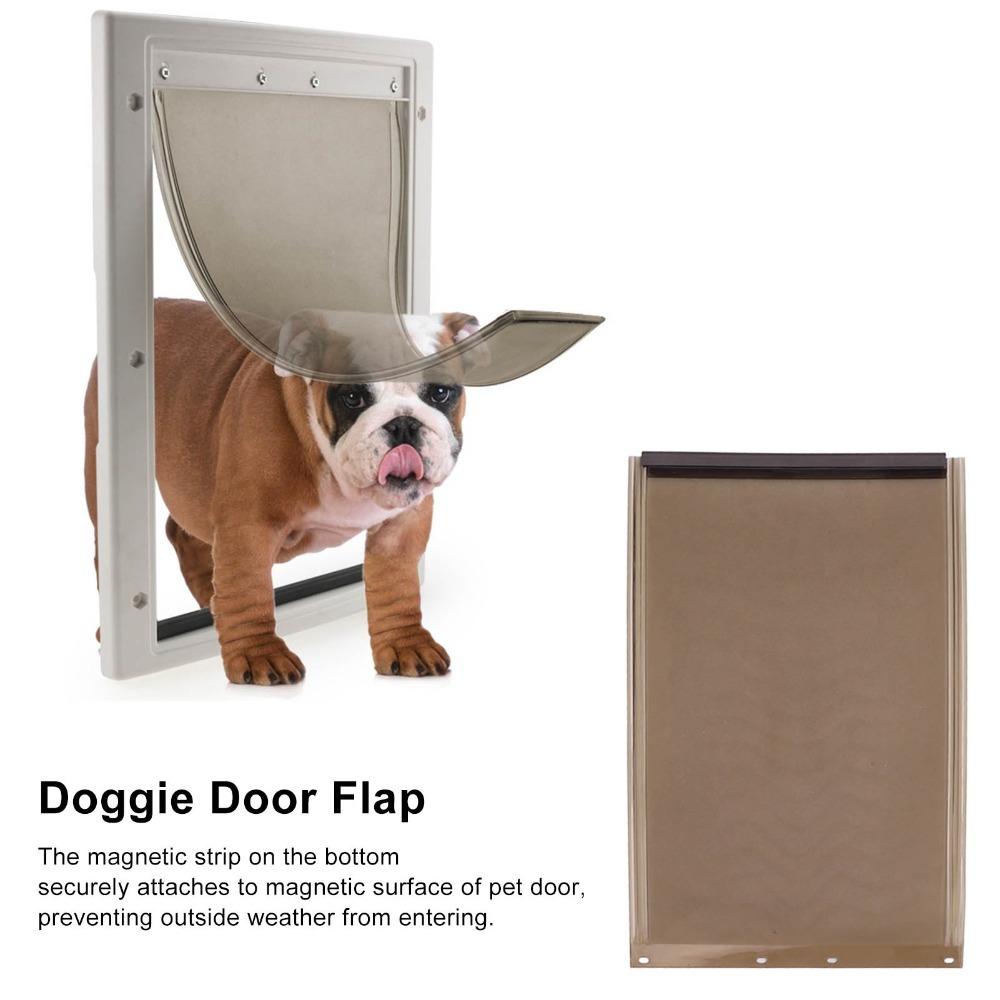 Soft Flexible Dog Door Replacement Flap TPU Made Dog Entry Door Panel  Home Pet Entry
