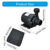 DC12V/24V Tauchpumpe Wasserdicht Tauchpumpe 5,5 M Bürstenloser Motor für Kühlsystem