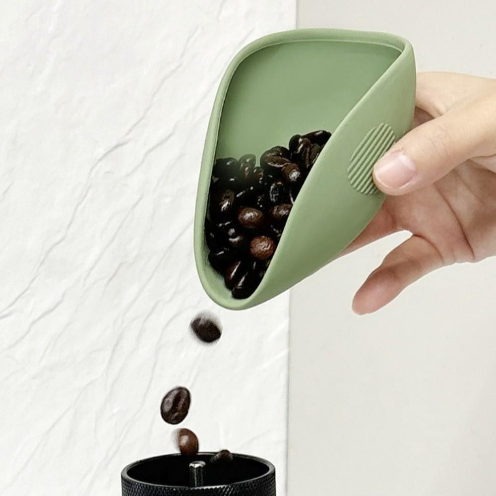 Halkfri Kaffeböna Doseringskopp Slitstark Te Måttbricka Köksdisplay