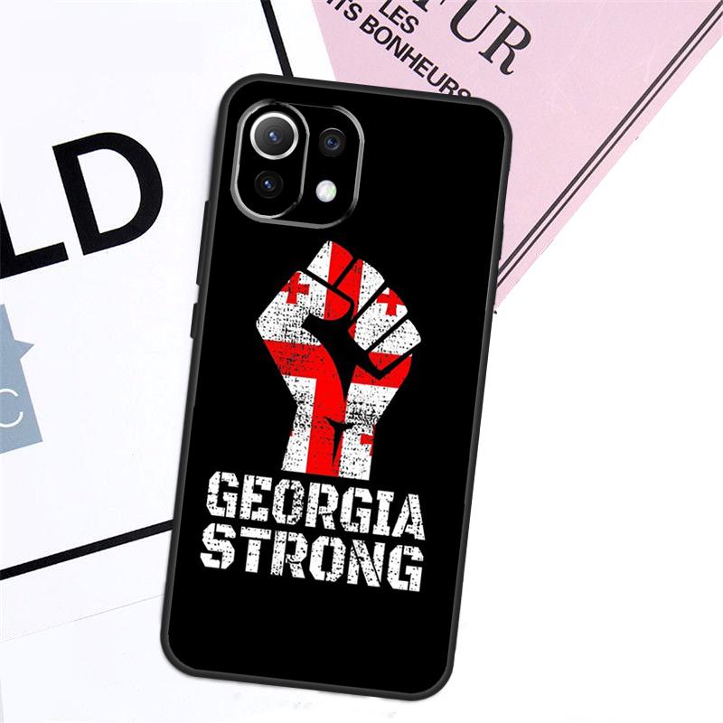 Georgia Flag Case For POCO X6 Pro X3 X4 X5 M6 Pro M5s F3 F5 Xiaomi 14 Ultra 12 13 11T 12T 13T Pro Cover