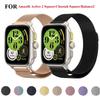 Milanese Loop for Amazfit Cheetah Square Balance2 Band Magnetic Stainless Steel Bracelet for Amazfit Active 2 Square