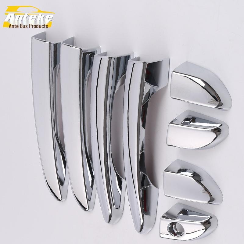 Tucson Car Door Handle Decoration Sticker - Armrest Buckle Bright Strip Accessory