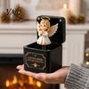 Creative Christmas Stocking Stuffers 3D Printed Pop-Up Magic Box with Spring Action, Xmas Elements/Angel/Star Interactive Ornaments, Festive