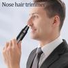 Electric Nose Hair Trimmer for Men, Rechargeable Nose Hair Scissors, Nose Cleaner, Nose Hair Shaver and Groomer