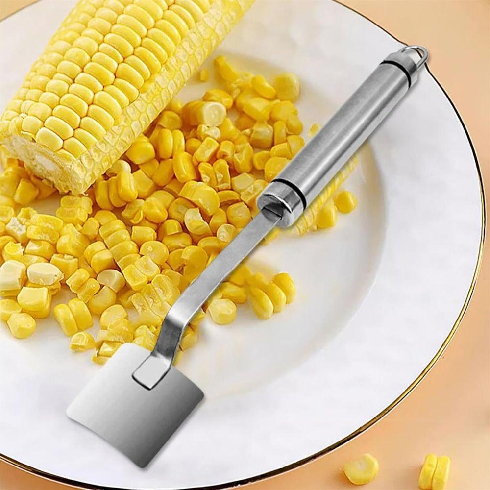 Planer Tool Corn Cob Peeler Stainless Steel Corn Thresher  for Home Kitchens