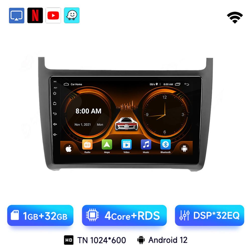 

JIUYIN 9 дюймов 2 din Android 13 Авто Радио Для VW Volkswagen POLO 5 седан 2008-2020 Carplay Автомобильный Мультимедиа GPS Авторадио CHINA
