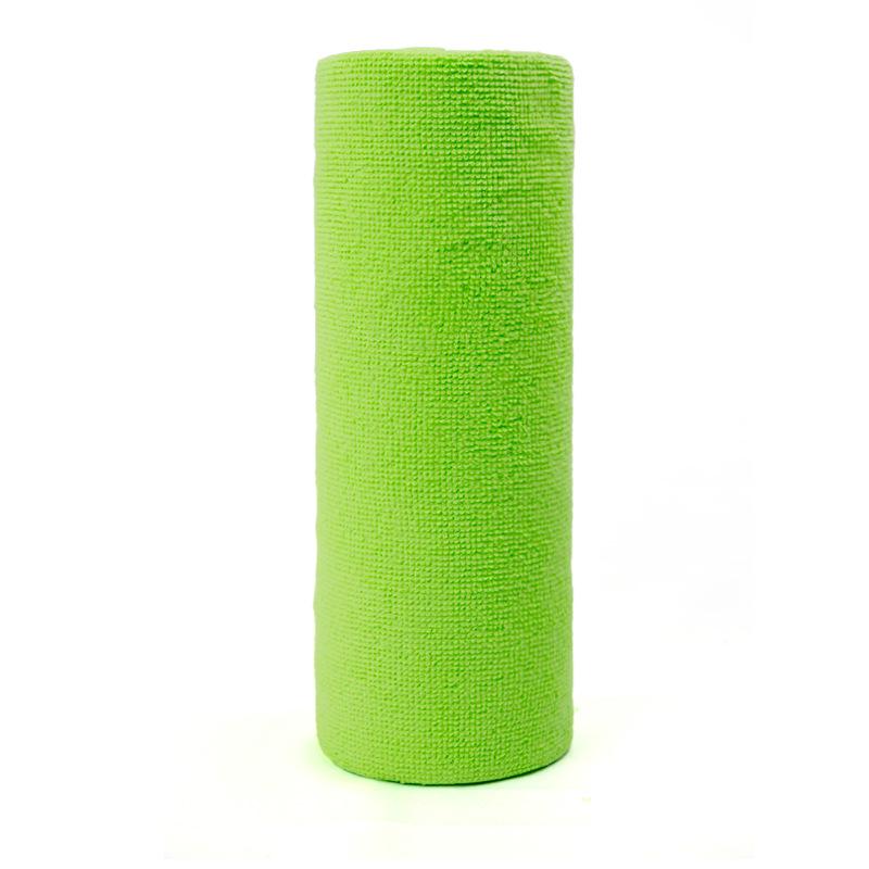 Portable Microfiber Tear-off Cleaning Towel Roll - Reusable Rag for Kitchen, Car, and General Cleaning