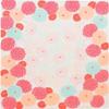 [Kimono-ya Sarasa] Musubi Furoshiki Mikin Approx. 100cm Himemusubi Adeline Klam Kiku Red (20553-303) Organic Cotton Large Furoshiki