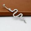 Sexy Belly Navel Piercing Stainless Steel Fashion Snake Belly Ring For Women Body Jewelry